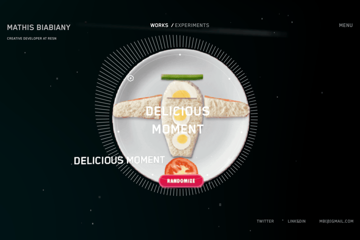 Mathis Biabiany website preview